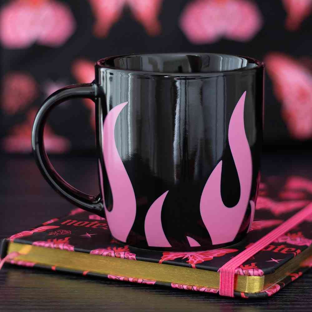 Something Different - Pink Flame Mug - Multicolours